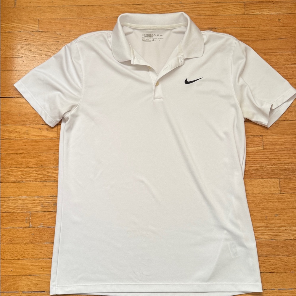 Nike White Golf Polo Shirt